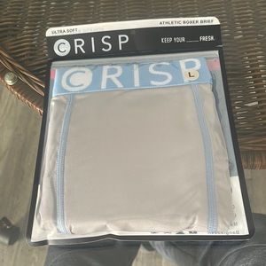 Gray and blue CRISP underwear size L